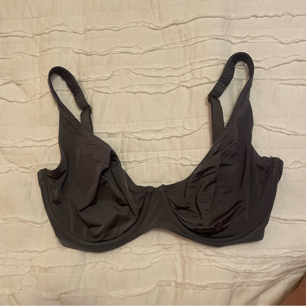 CUUP 32F Grey Unlined Scoop Bra